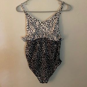 One piece bathing suit